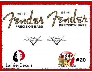 Fender Precision Bass Guitar Decal #20